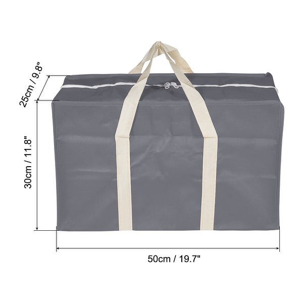 Closet Storage Bags, 2Pcs 19.7" L Cloth Blanket Organizer Foldable Bag